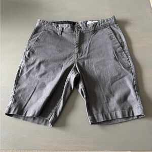 Volcom Men's Charcoal Flat Front Shorts